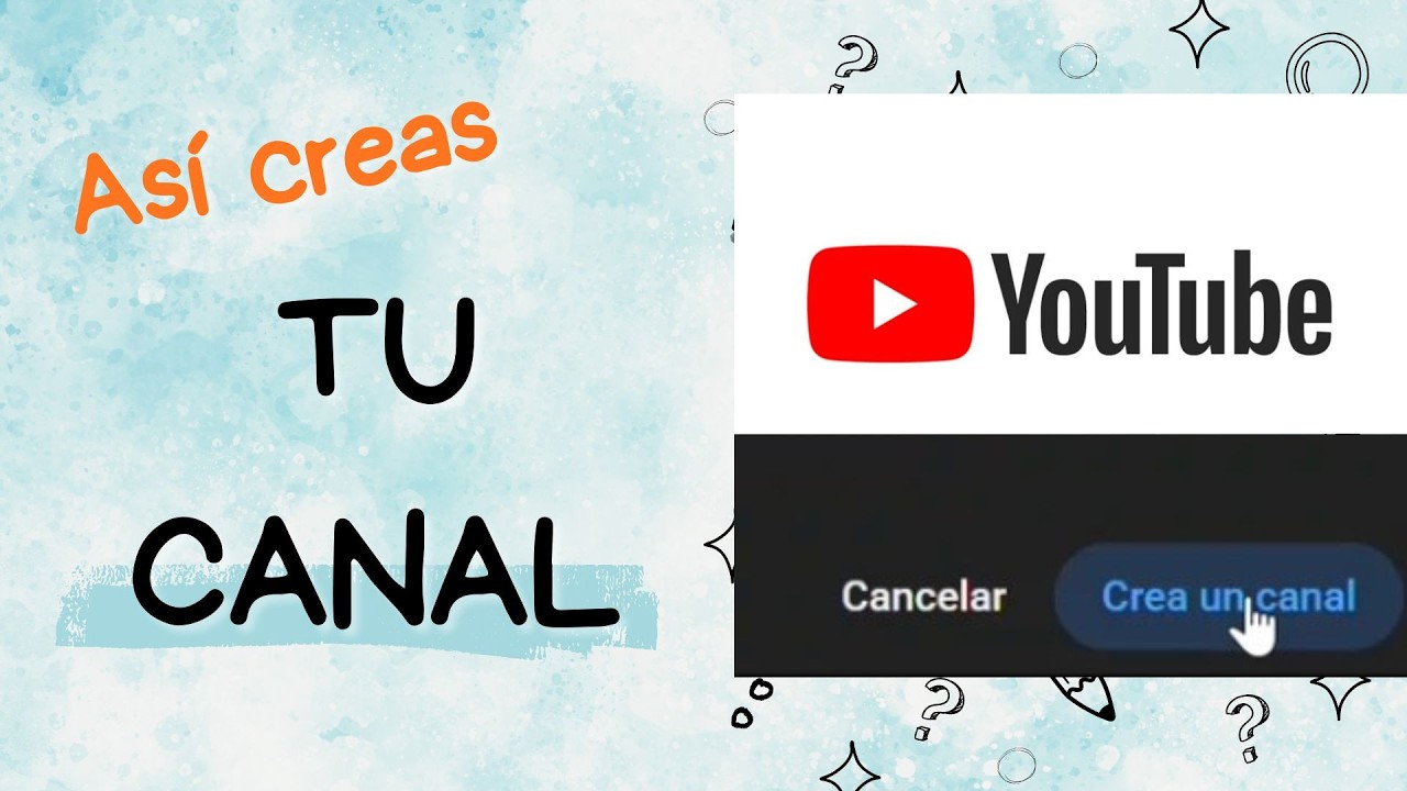 Así creas tu canal