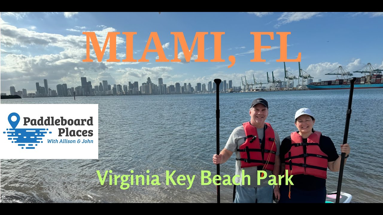 MIAMI, FL, Virginia Key Beach Park Paddleboard Places