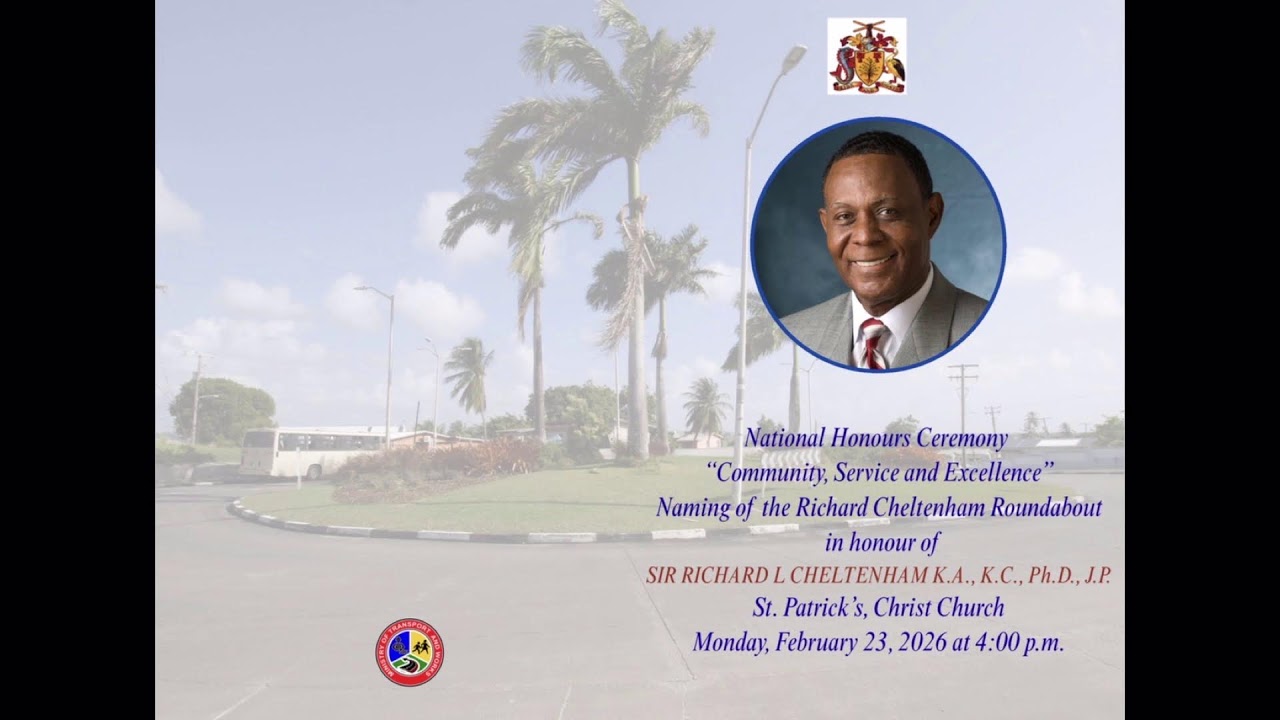 Naming of the Richard Cheltenham Roundabout (4pm - Feb. 23, 2026)