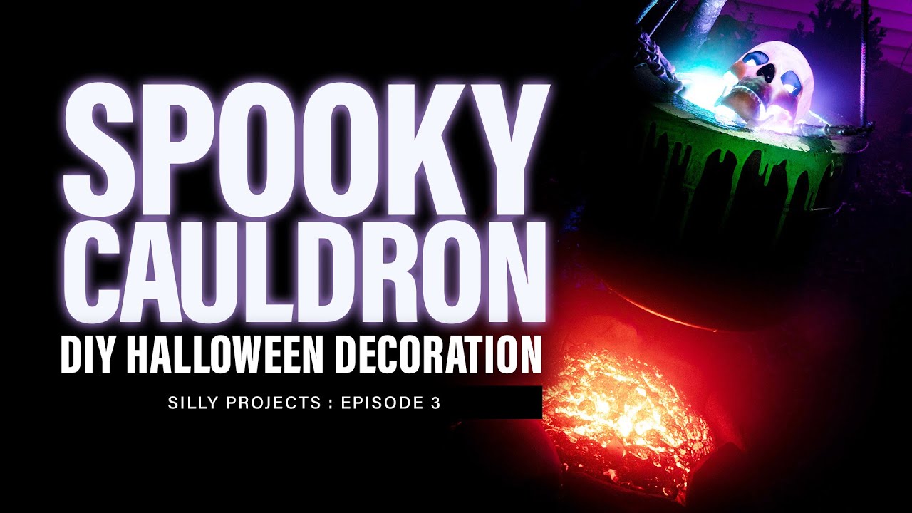 Upcycling junk into an awesome Halloween decoration