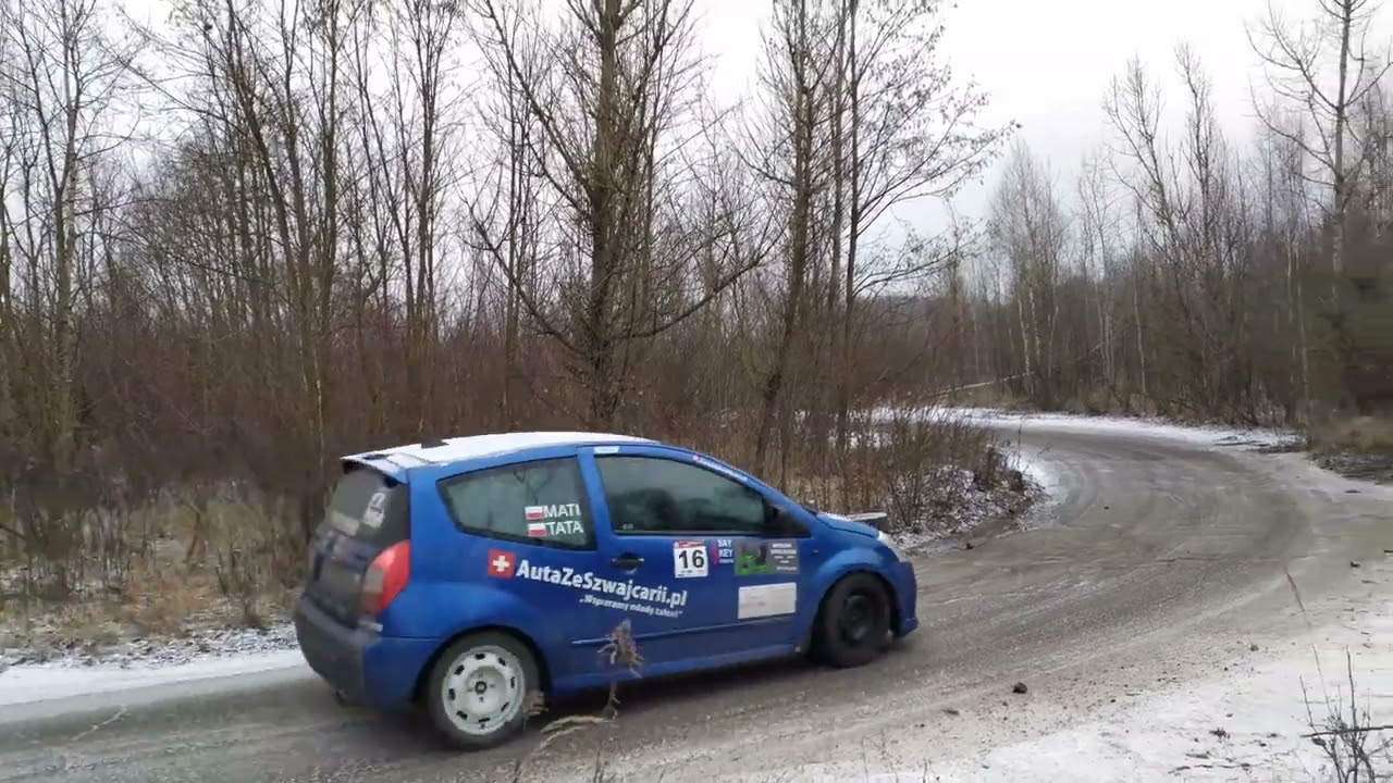 Mati Rally Driver (M. Czyrlicki), Citroen C2, zimowy trening - Rally Park Kaczyce