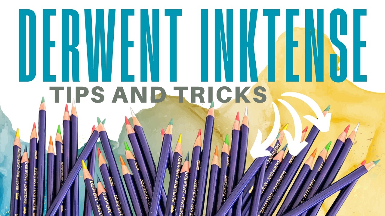 EASY Tips and Tricks for Using Derwent Inktense Pencils in Colouring Books | Fun & Creative Ideas!