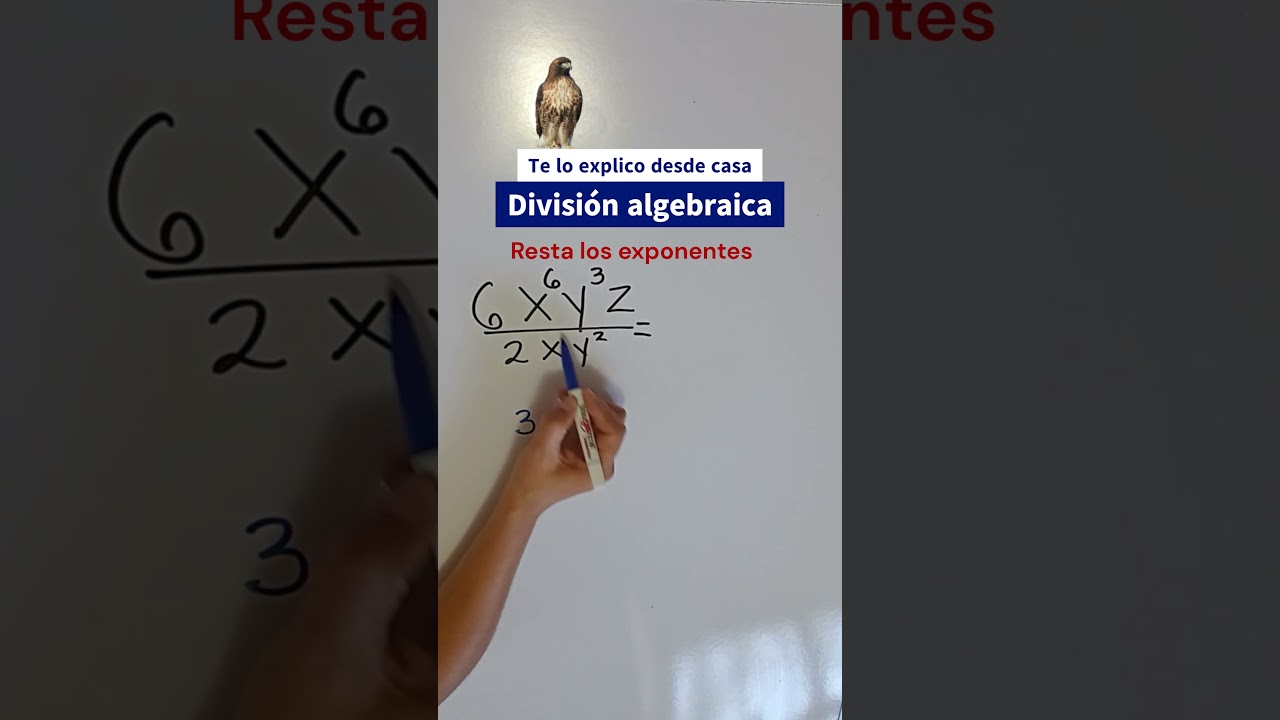Divisi&oacute;n algebraica #&aacute;lgebra #maths