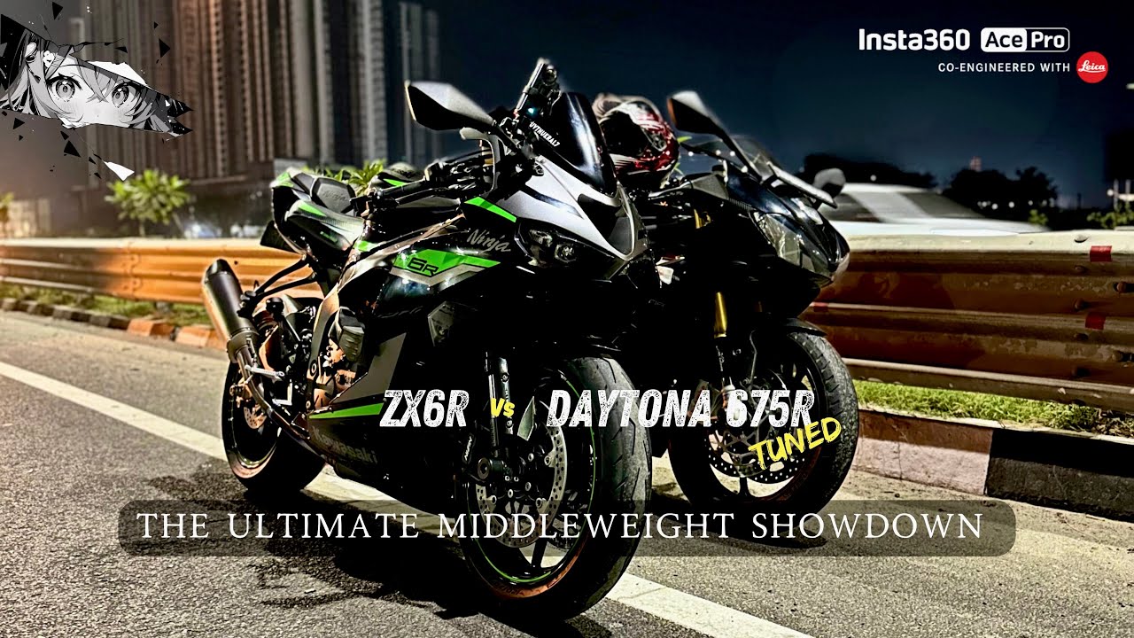 ZX-6R vs Daytona 675R (Tuned) – The ULTIMATE Middleweight Showdown!
