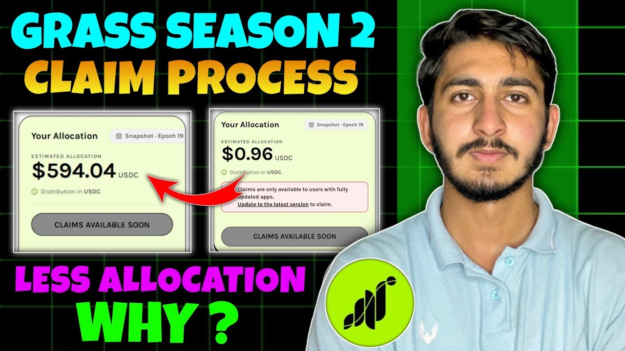 Grass Airdrop season 2 claim | Grass Airdrop Allocation | Grass Airdrop new update 