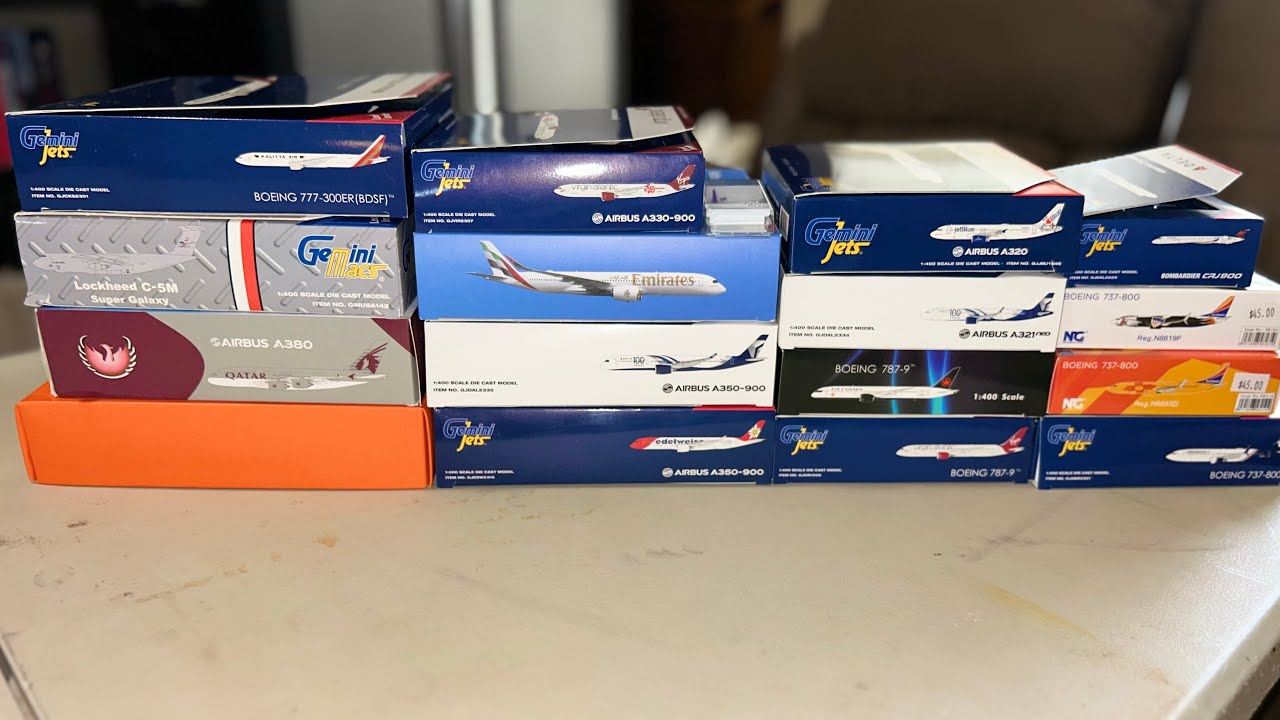 MASSIVE 17 1:400 SCALE MODEL UNBOXING | DFW & Chicago Model Show Haul