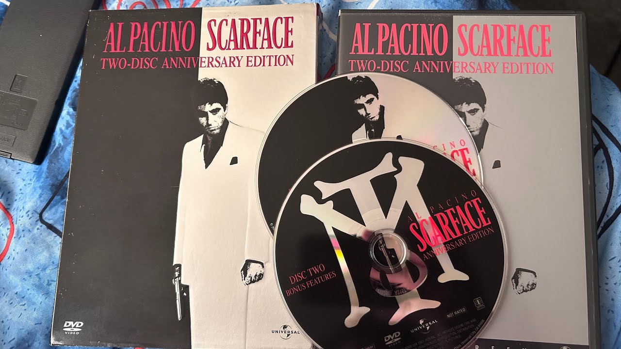 Opening/Closing to Scarface (1983) (Anniversary Edition) 2003 DVD (Both Discs)