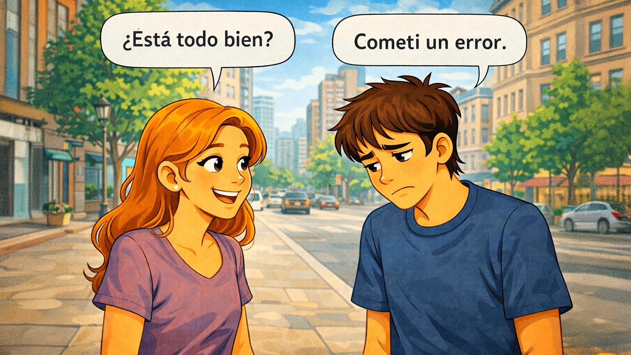 10 Simple Spanish Conversations for Beginners | Real-Life English Dialogues (A1-A2)