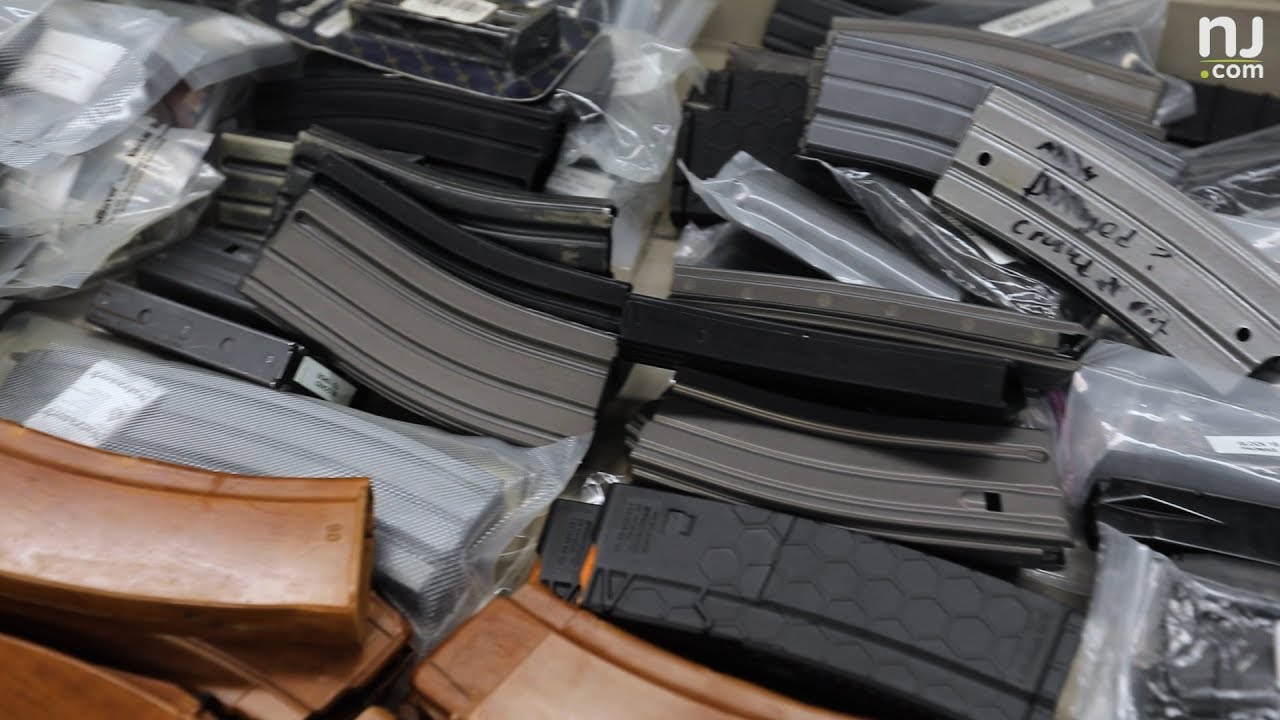 This storage facility holds 1000s of large-capacity gun magazines