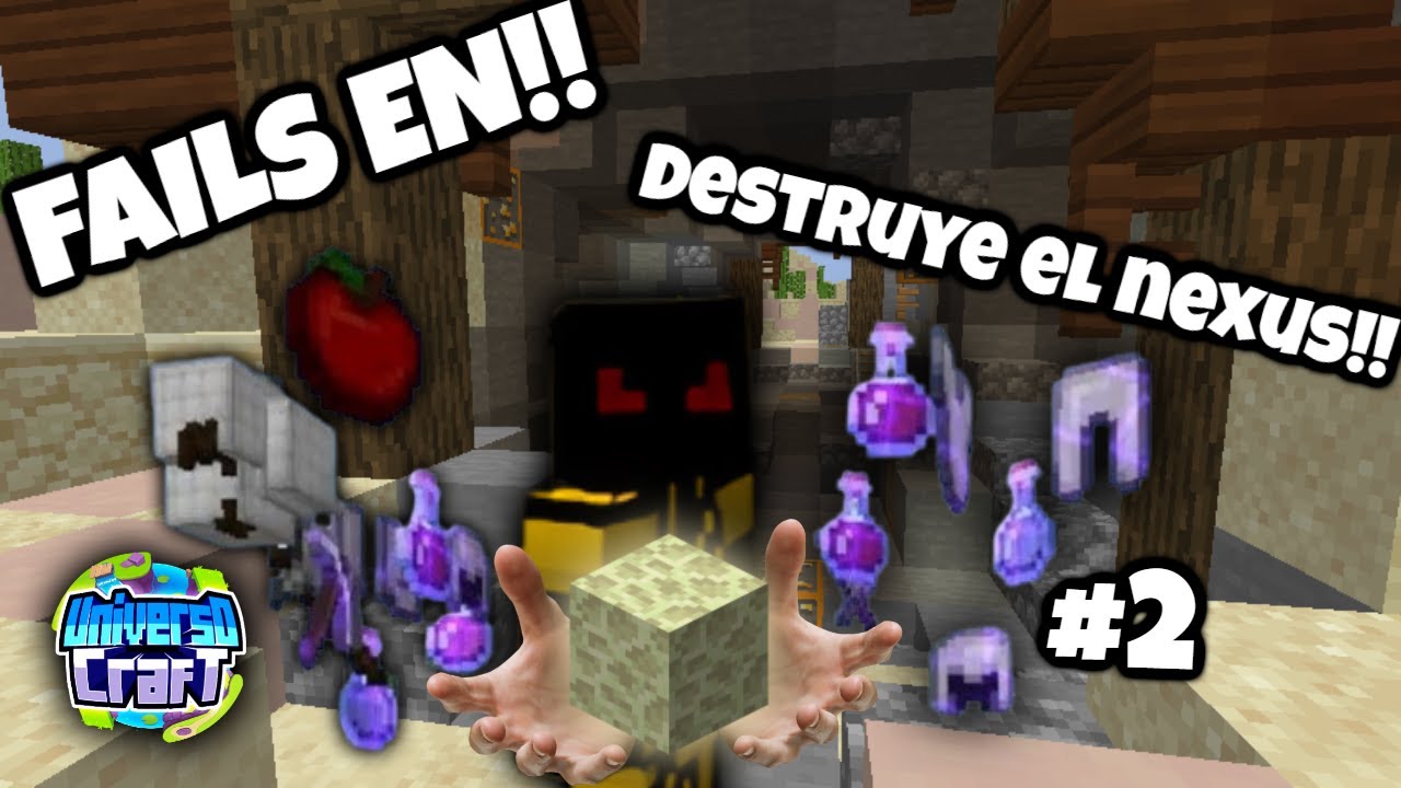 FAILS en DEN #2 🗿💀🥵| Destruye el nexus Universocraft #68