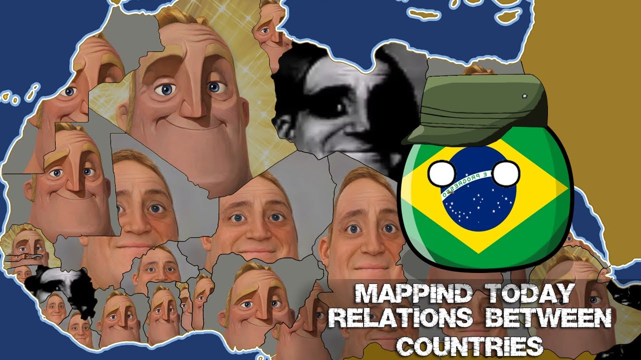 Mapping Today Africa  (Relations between Countries - BRAZIL) - Mr Incredible canny/Uncanny  Part26