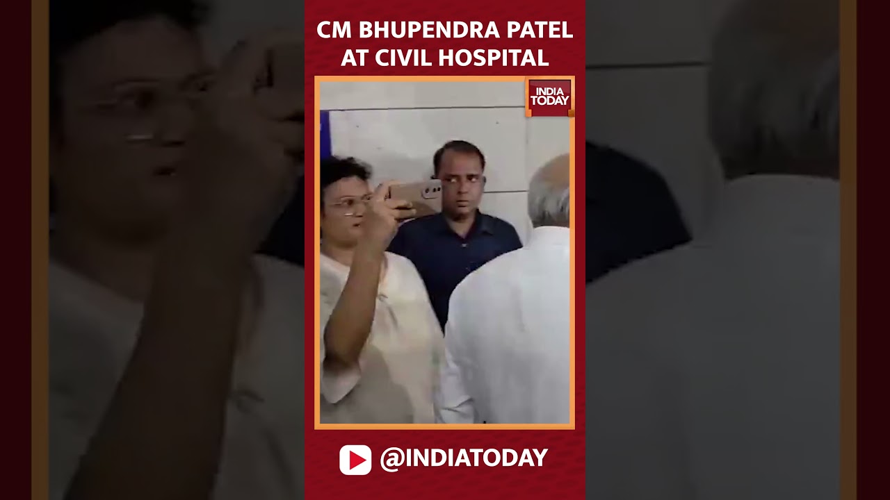 Gujarat CM Bhupendra Patel at Civil Hospital in Ahmedabad | Ahmedabad Plane Crash | India Today