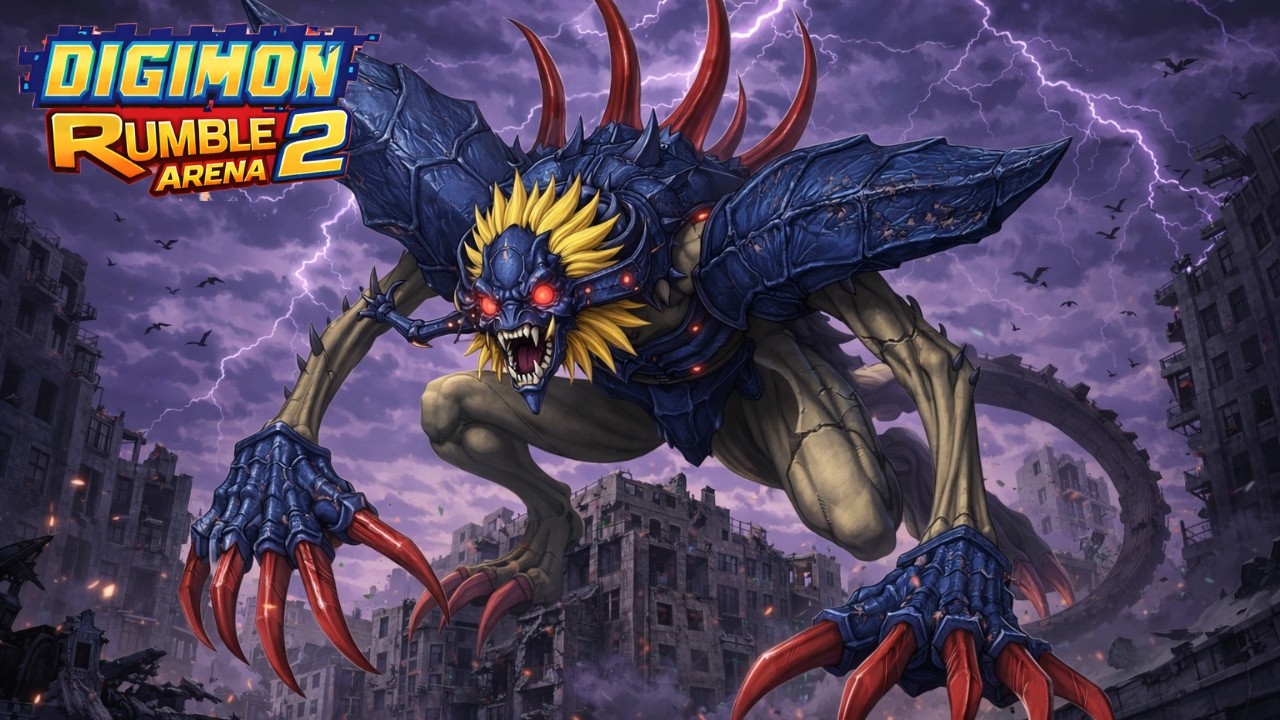 Gameplay Diaboromon【Digimon Rumble Arena 2】