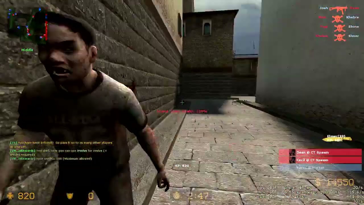 CS:S Left4Dead Zombies