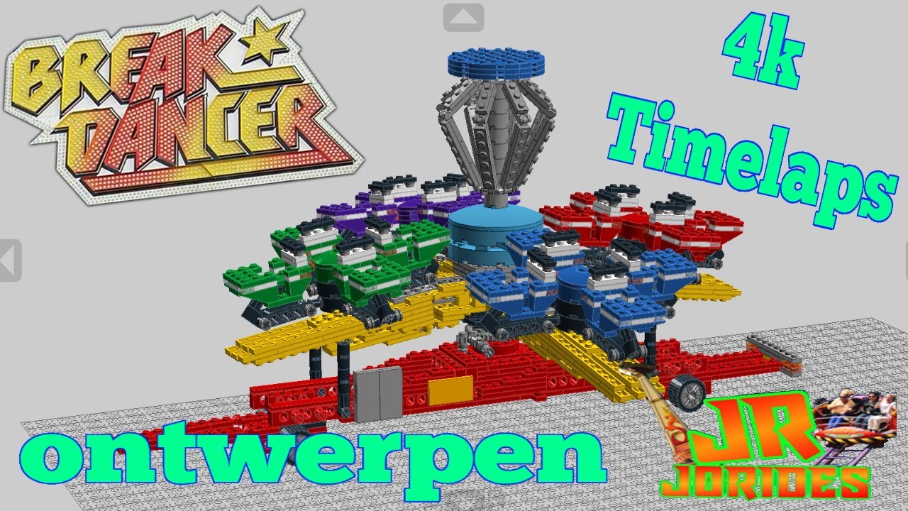 #Jorides: lego Funfair Breakdance No.3 to design (Timelaps) (Not For Sale!!)