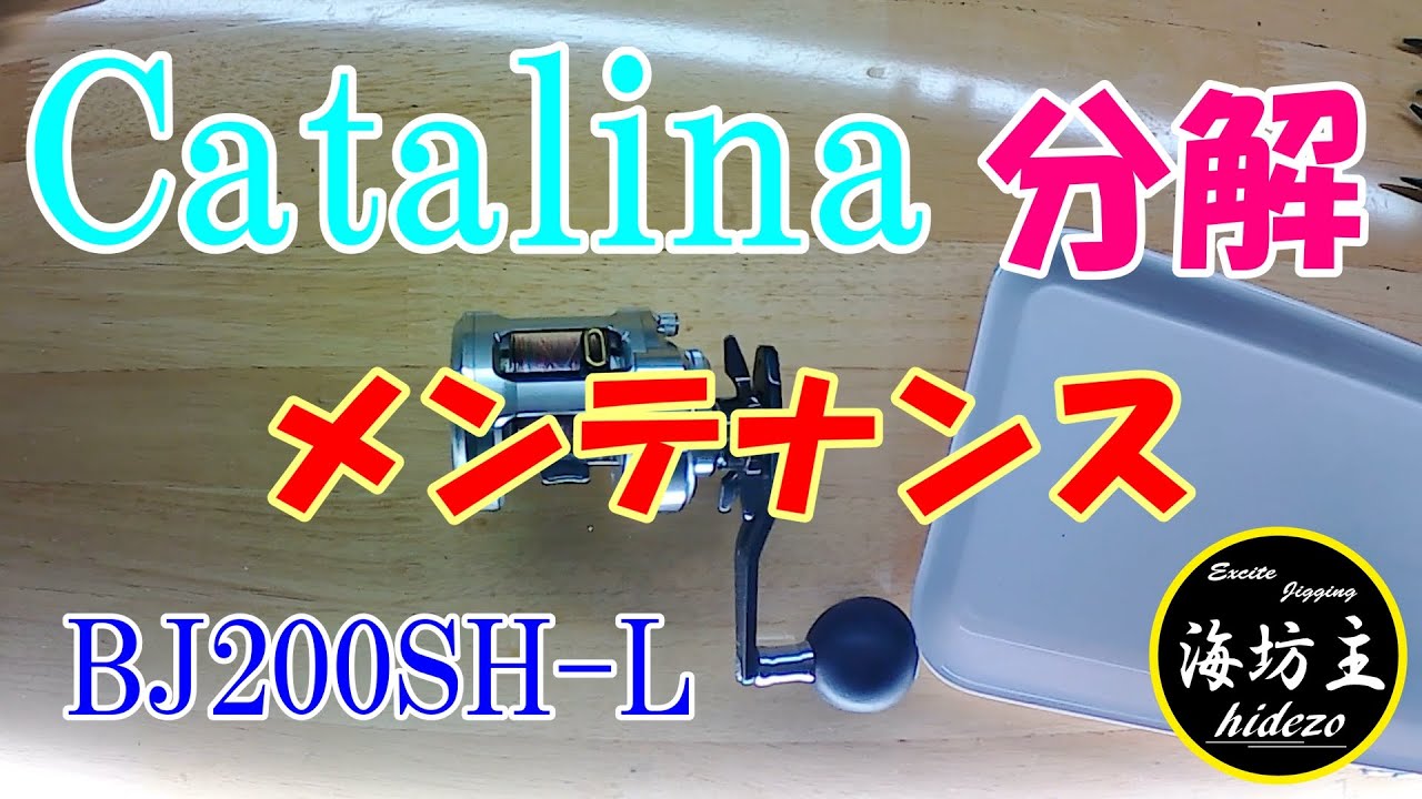 DAIWA キャタリナBJ200SHメンテナンス。