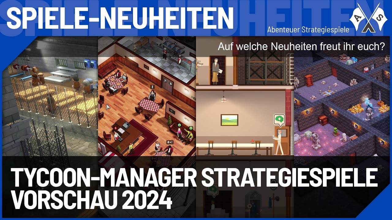 10 neue Tycoon-Manager Strategiespiele im Jahr 2024 - Vorschau von Abenteuer Strategiespiele