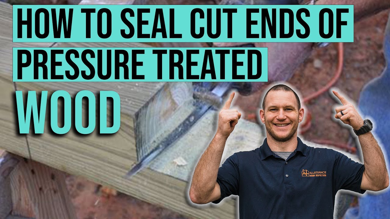 How to Seal Cut Ends of Treated Wood Prevent Wood Rot - AND WHY!