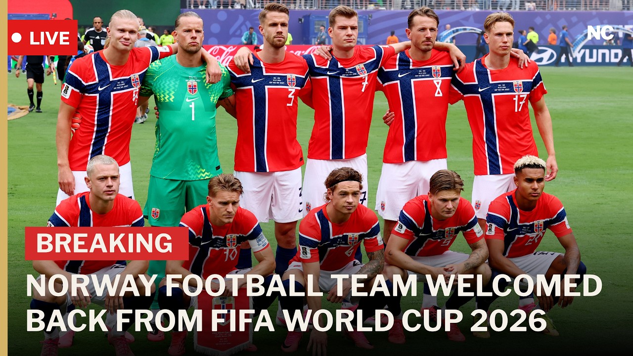 LIVE: Norway Squad Welcomed in Oslo After Historic World Cup Quarterfinal Exit | AD1G