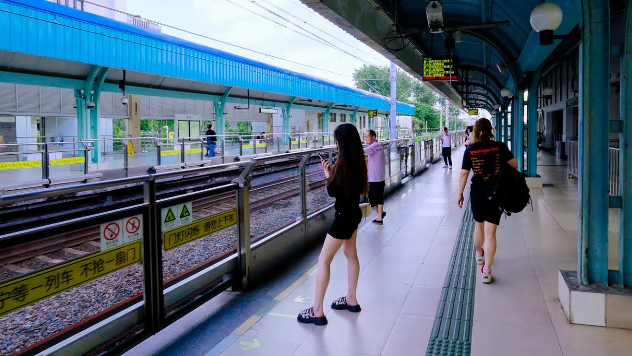 Line 1，Lianhua Road，Shanghai Metro 【4K】