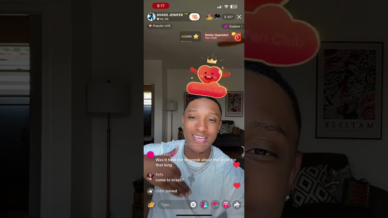 SHADE JENIFER TIKTOK LIVE STREAM