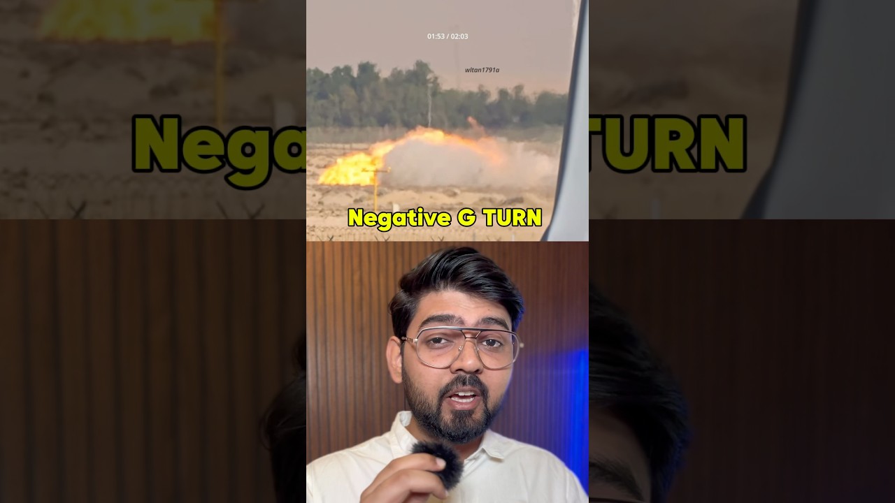 Dubai Airshow Tejas Crash | Negative G Turn Explained