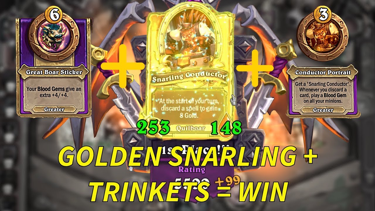 Golden Quilboar snarling conductor