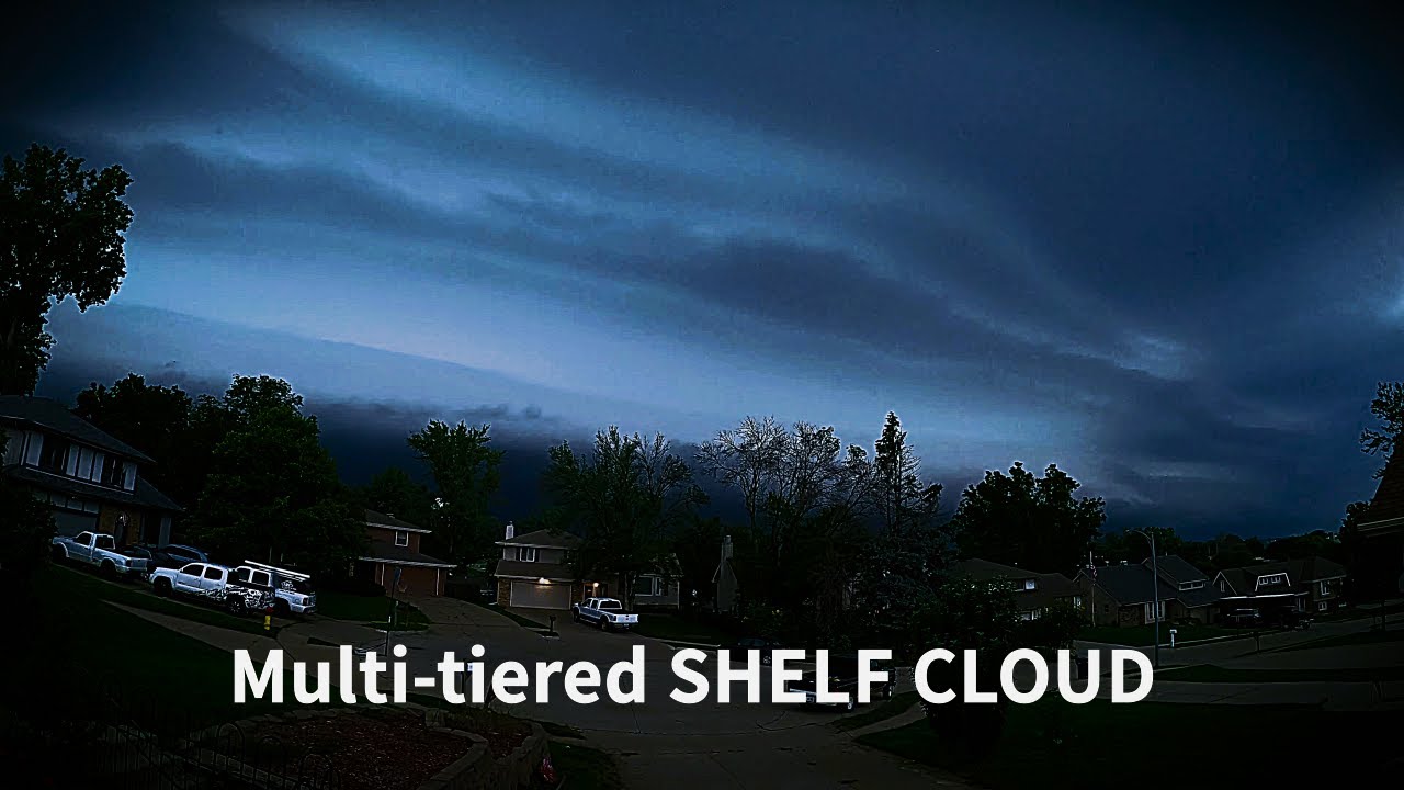 Multi‑Tiered Shelf Cloud Over Omaha – August 6, 2025