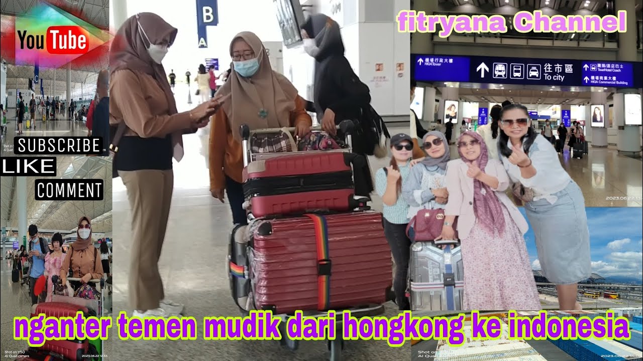INTERNATIONAL HONGKONG AIRPORT || mengantar teman pulang ke indonesia