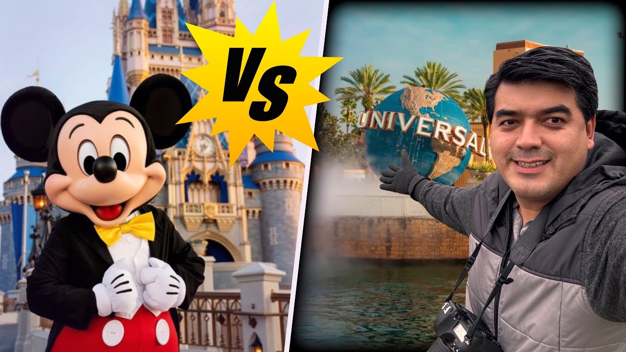 🔥 DISNEY WORLD 🆚 UNIVERSAL Orlando 🇺🇸 ✅¿Cuál es MEJOR? | Esto es lo que Necesitas Saber