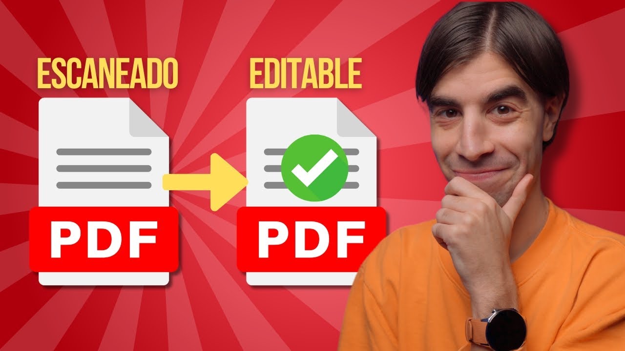 Cómo CONVERTIR un PDF ESCANEADO a PDF EDITABLE | PDF CON OCR