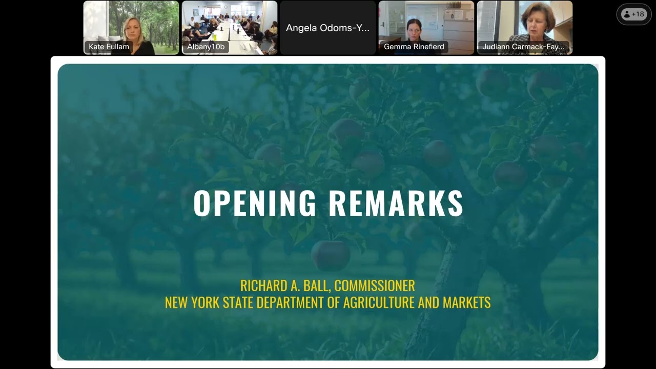 NYS Council on Hunger and Food Policy - October 2025 Public Meeting