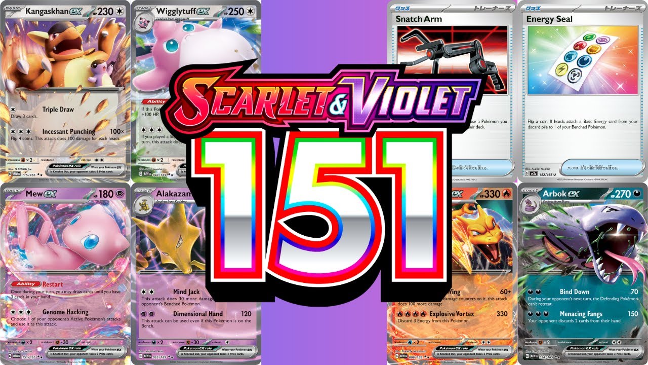 Top 10 Best New Pokémon Cards in Scarlet & Violet - 151