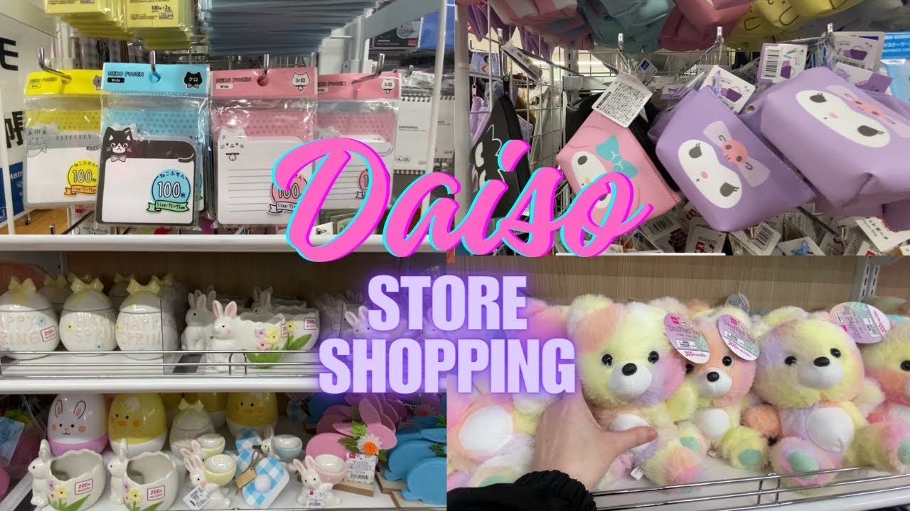 Daiso Shopping Tokyo Japan. Sanrio, Disney, Pokemon and Haul