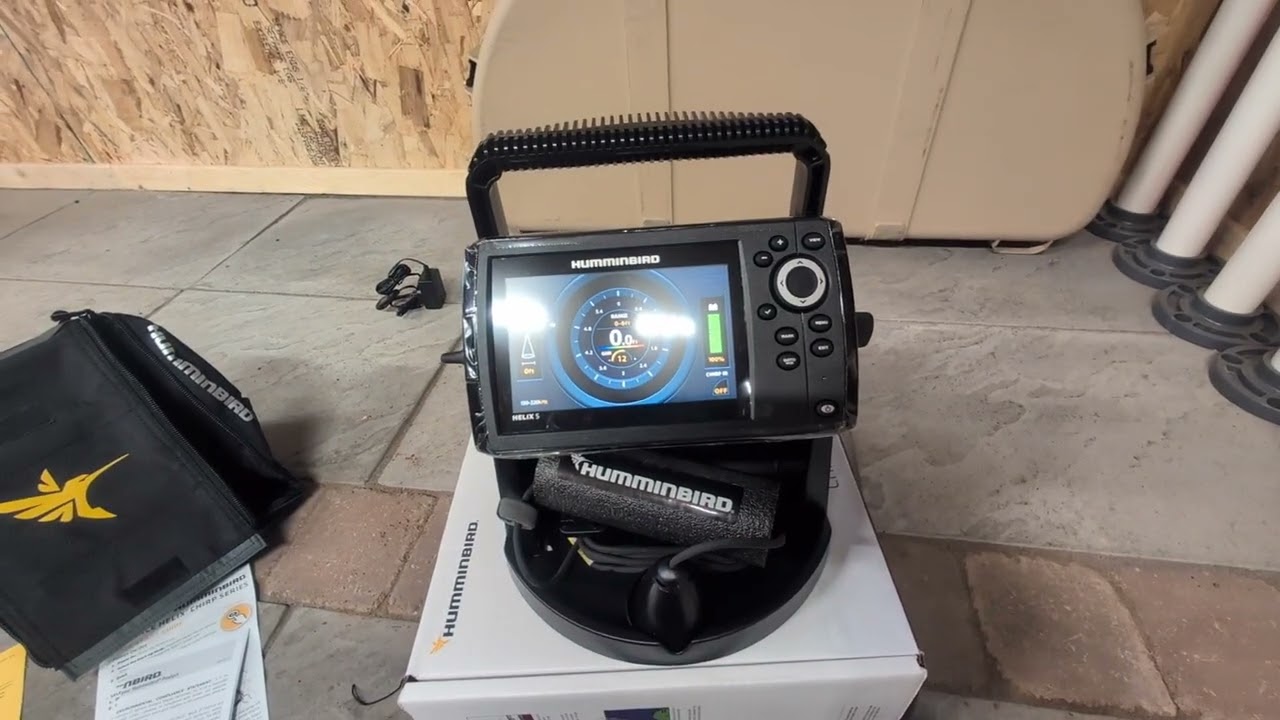 Обзор эхолота для подледной рыбалки стоимостью менее 499 долларов: #humminbird HELIX 5 Chirp #рыб...
