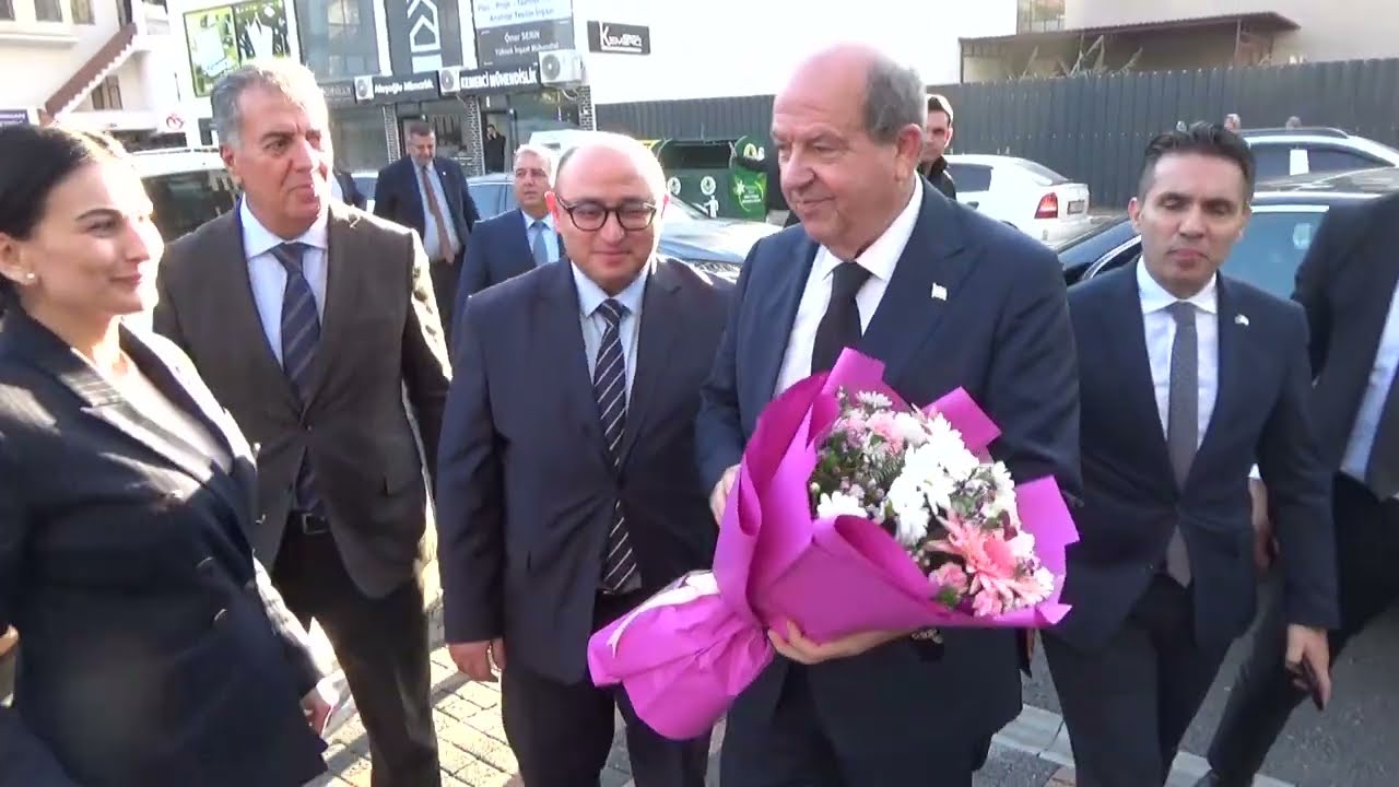 KKTC 5. Cumhurbaşkanı Ersin Tatar Erdemli’ye Teşekkür Ziyareti