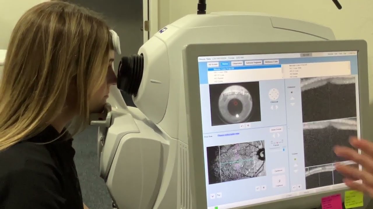 Operating the Zeiss Cirrus OCT