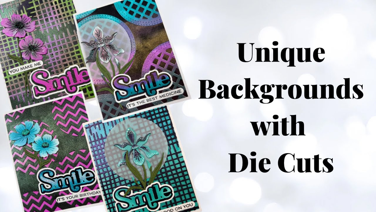 Create Unique Backgrounds with Die Cuts using the New Collection from Spellbinders & Lisa Horton