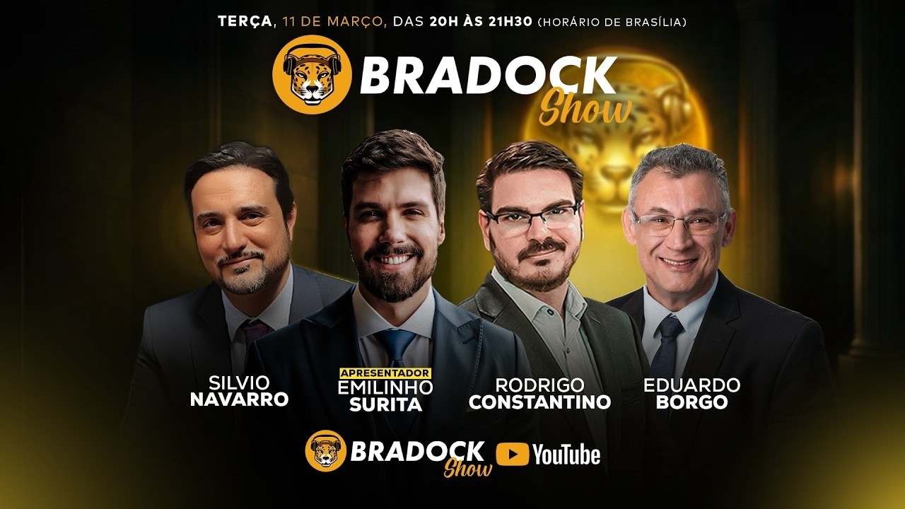 Bradock Show 11/03/26 - Emilinho Surita, Constantino, Silvio Navarro e Eduardo Borgo