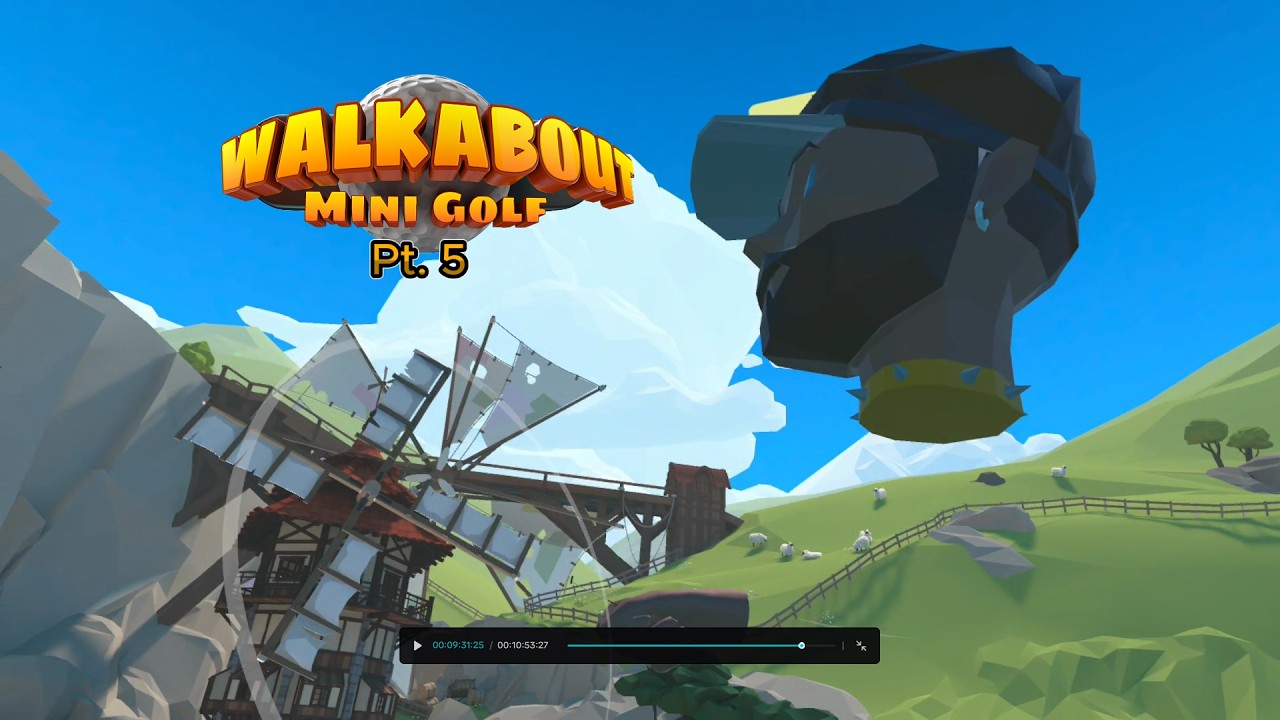 Most Exciting Gameplay Ever!!! - Walkabout Mini Golf Pt. 5 Quixote Valley (Easy, Simultaneous Mode)