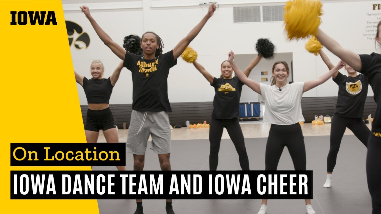 On Location: Iowa Dance Team and Iowa Cheer