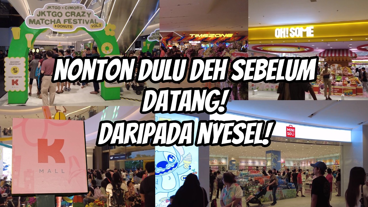 Hype banget ini K-Mall at Menara Jakarta padahal masih kosong semua. Nonton dulu deh daripada nyesel