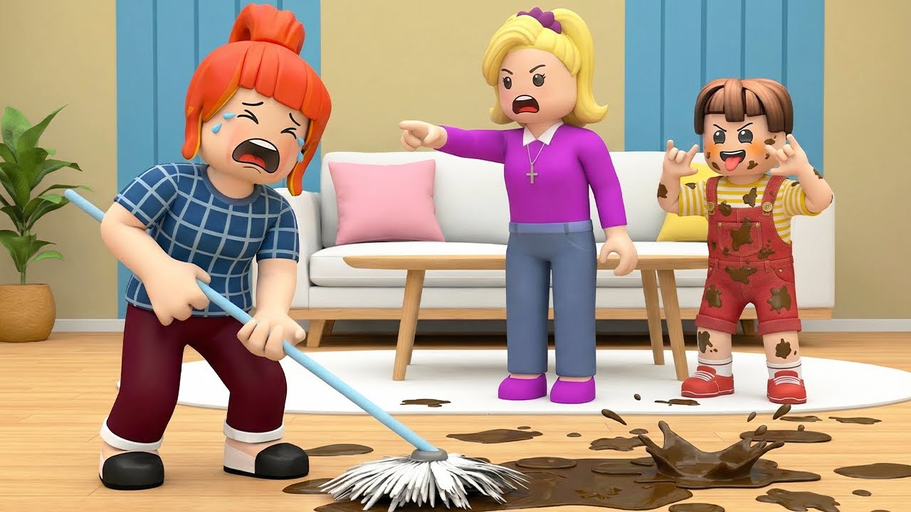 📺🔨 ROBLOX RP — Mom’s MAGIC Remote vs Her 1,000-Ton Hammer! 😱