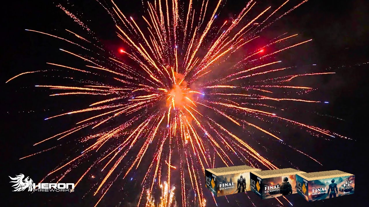 480 SHOTS - 30MM - THE FINAL RECKONING ABC - NEC: 11280GR - Heron Fireworks (Vuurwerk24)