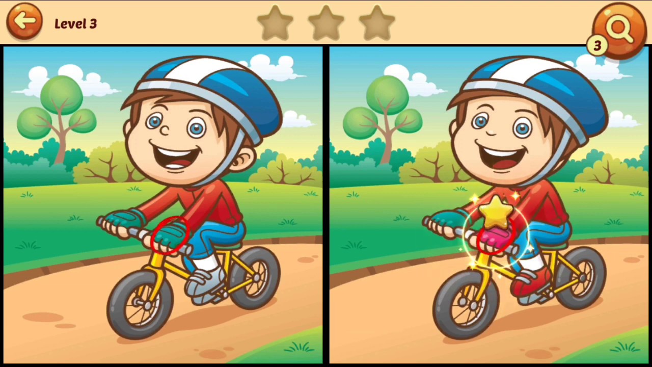 Spot the Difference Game for Kids, Spot it, Find the Difference Game for Kids