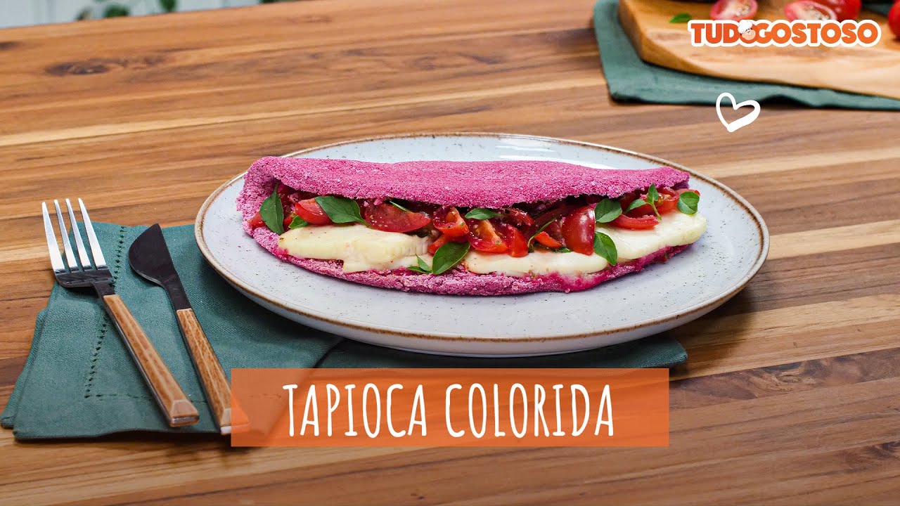 Tapioca Colorida | Receitas TudoGostoso