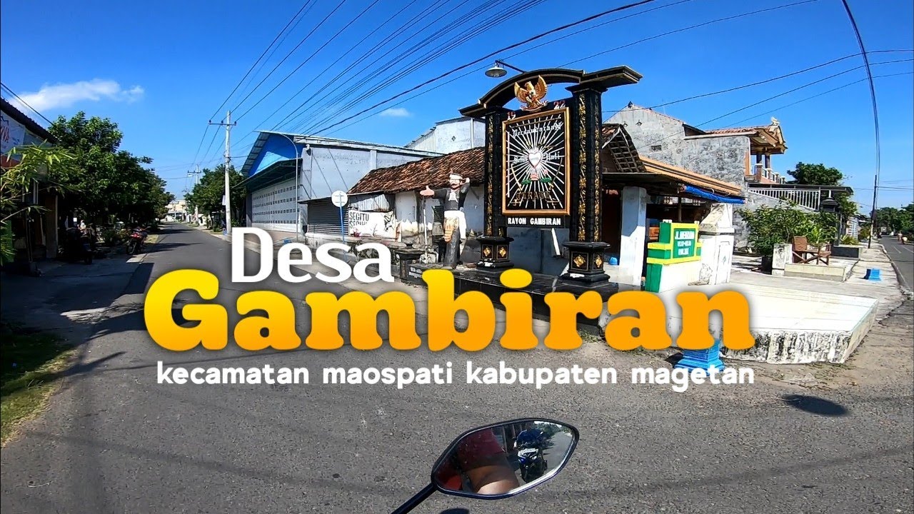 Desa gambiran dan desa Pandeyan kecamatan maospati