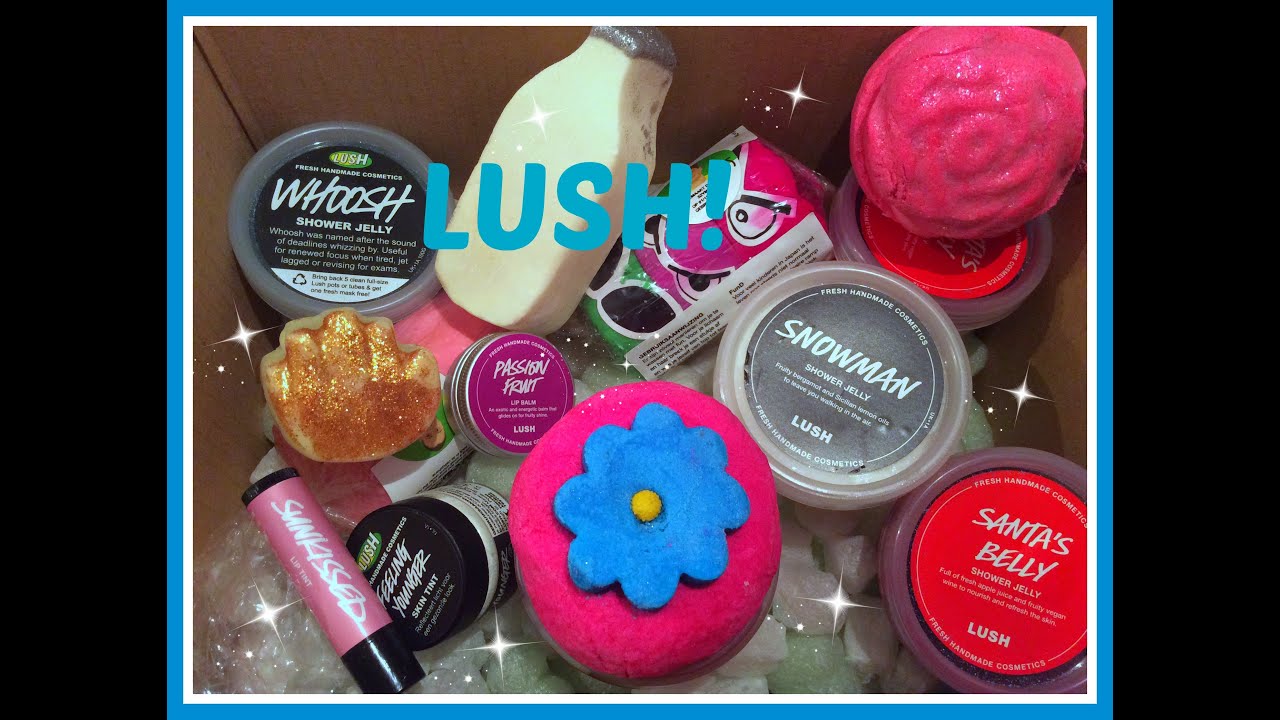 LUSH unboxing (Frozen Bath Bomb in Bubbelbad!)