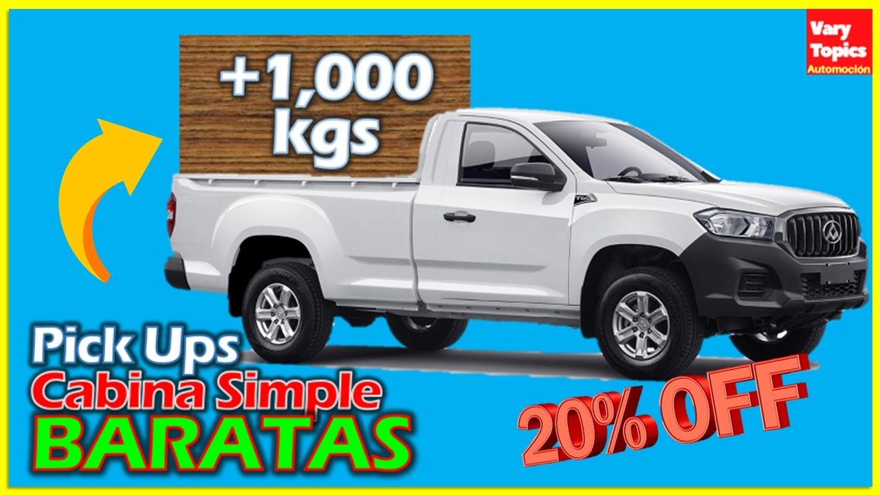 Las 5 Pick Ups CHINAS en Cabina Simple 🛻 mas Baratas de Mercado | Vary Topics