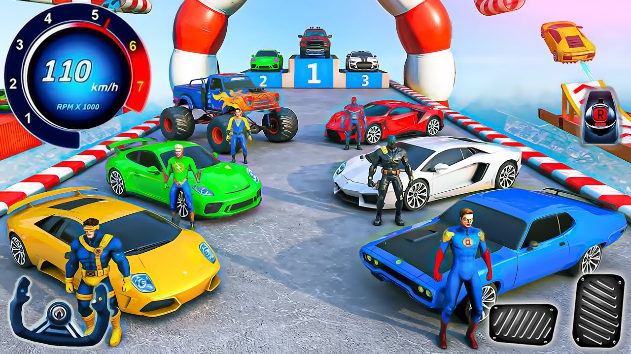 GT Car Stunt Racing - Car Mega Ramp Driving Tracks - Android GamePlay